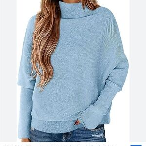 NWT PrettyGarden Dolman Sleeve Drop Shoulder Ribbed Sweater